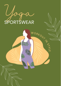 Yoga Sportswear Poster