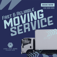 Speedy Moving Service Linkedin Post Design