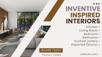 Inventive Inspired Interiors Facebook Event Cover