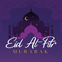 Starry Eid Al-Fitr Instagram Post