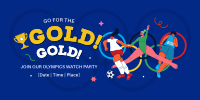 Olympics Watch Party Twitter Post