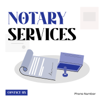 Notary Paper Instagram Post
