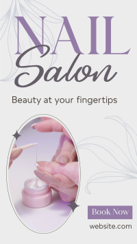 Beauty Nail Salon Instagram Reel Image Preview