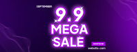 9.9 Mega Sale Facebook Cover