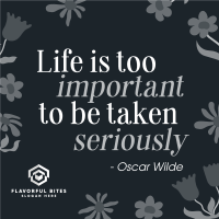 Tranquil Floral Quote Instagram Post Image Preview