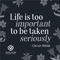 Tranquil Floral Quote Instagram Post Image Preview