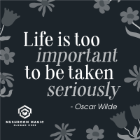 Tranquil Floral Quote Instagram Post Image Preview