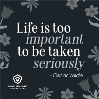 Tranquil Floral Quote Instagram Post Image Preview