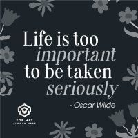 Tranquil Floral Quote Instagram Post Image Preview