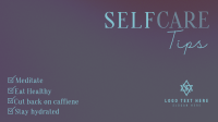 Minimalist Self-Care Facebook Event Cover