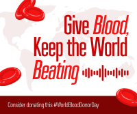 Blood Donation Facebook Post Design