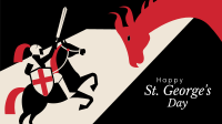 St. George's Day Zoom Background