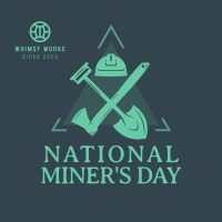 Miner's Day Badge Instagram Post Image Preview