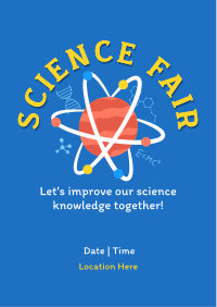 Science Fair Event Flyer