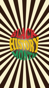 Groovy Black History Facebook Story