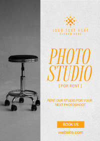 Photo Studio Minimalist Flyer Design