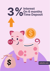 Piggy Time Deposit Flyer