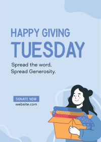 Spread Generosity Poster