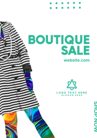 Boutique Sale Poster Design