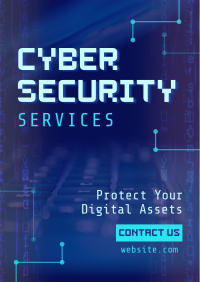 Modern Cyber Security Flyer