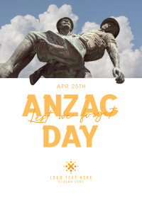 Anzac Day Soldiers Flyer