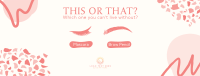 Beauty Products Poll Facebook Cover Image Preview