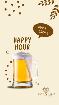 Happy Hour Buy 1 Get 1 Instagram Story