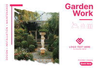 Garden Work Postcard