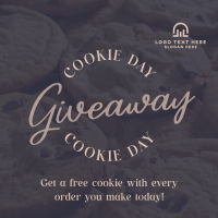 Cookie Giveaway Treats Instagram Post