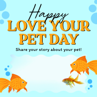 Bubbly Pet Day Instagram Post