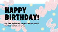 Birthday Delivery Deals Animation