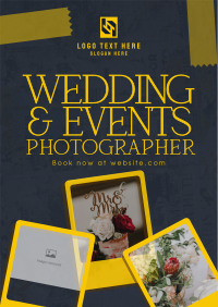 Rustic Wedding Photographer Poster