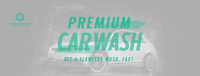 Premium Car Wash Facebook Cover Image Preview