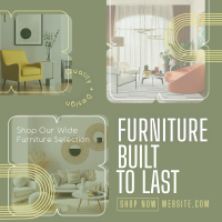 Shop Furniture Selection Instagram Post