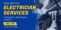 Electrical Repair Service Twitter Post