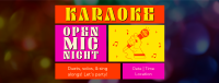 Karaoke Open Mic Facebook Cover