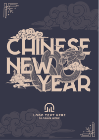 Oriental Chinese New Year Flyer