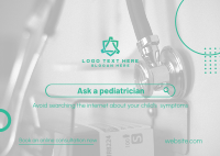 Ask a Pediatrician Postcard