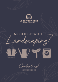 Minimalist Landscaping Flyer