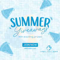 Refreshing Summer Giveaways Instagram Post