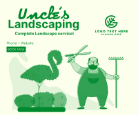 Uncle's Landscaping Facebook Post