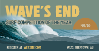 Surfing Competition Facebook Ad