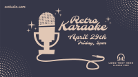 Vintage Karaoke Facebook Event Cover