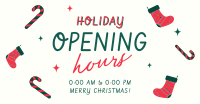 Quirky Holiday Opening Facebook Ad