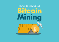 Bitcoin Mining Postcard