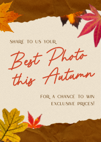 Autumn Customer Engagement Poster