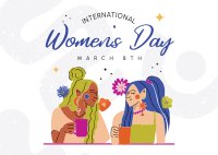 Women's Day Blossoms Postcard