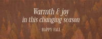 Autumn Season Quote Facebook Cover
