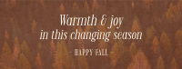 Autumn Season Quote Facebook Cover Image Preview