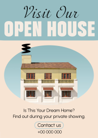 Minimal Open House Flyer Design